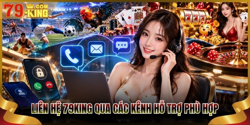 Liên hệ 79King qua các kênh hỗ trợ phù hợp